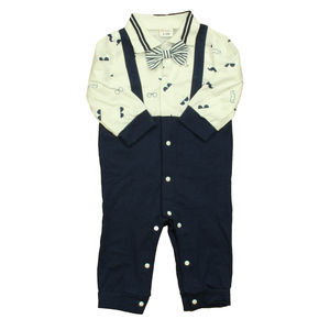 PatPat Boys Navy | White Long Sleeve Outfit size: 6-9 Months